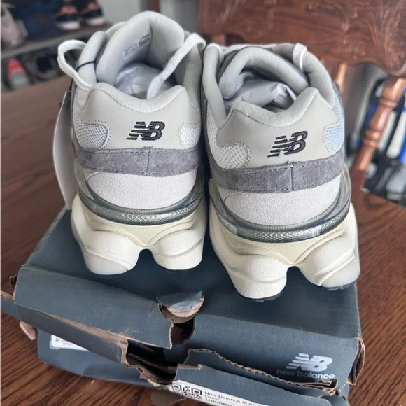 New Balance 9060 Grey Rain Cloud - Picture 5 of 6